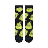 STANCE Grinch Mean One Socks Black Men's Socks Stance 