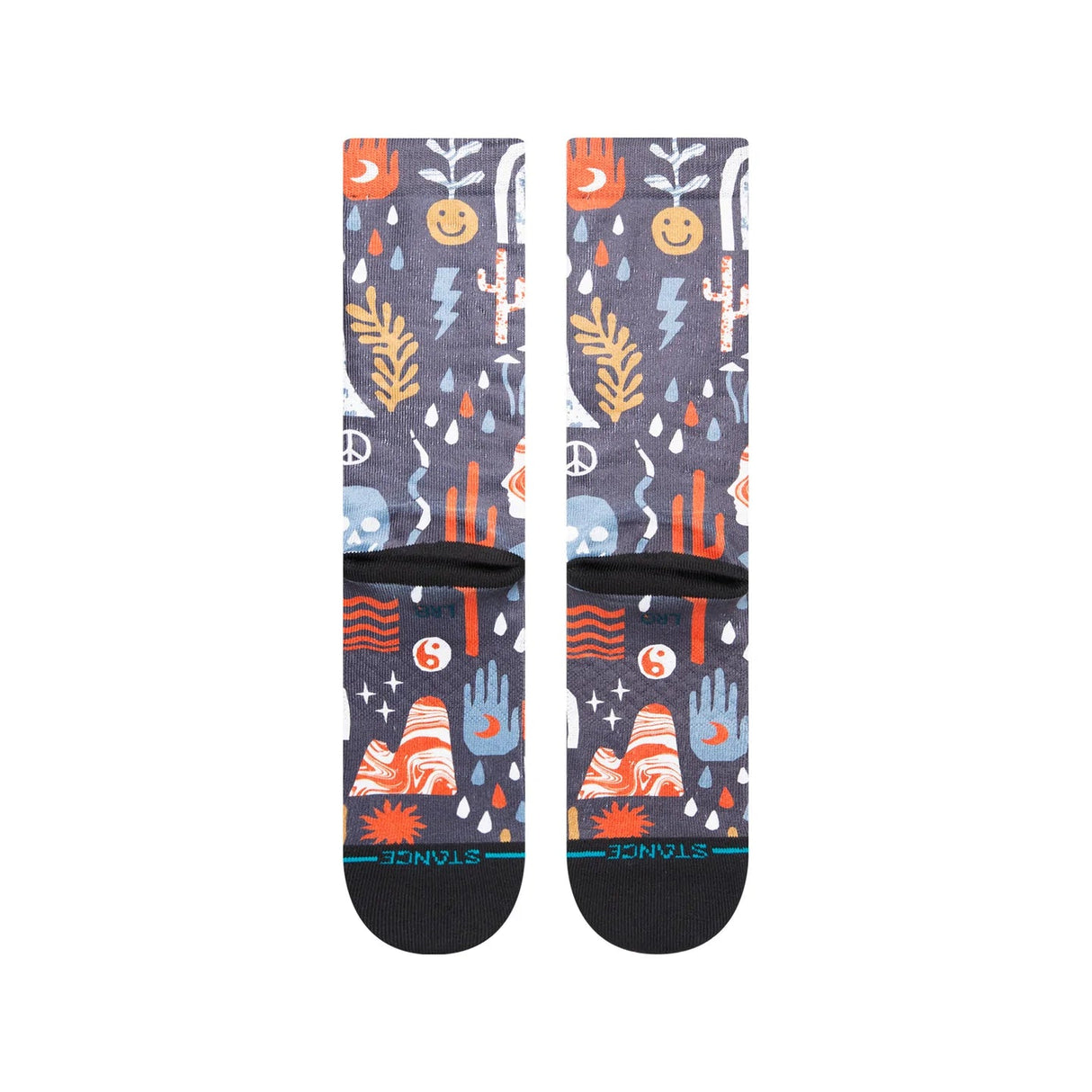 STANCE Terrain Socks Washed Black Men's Socks Stance 