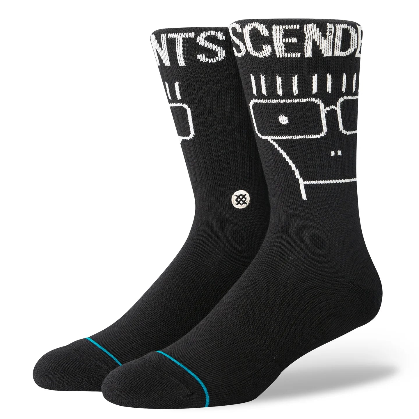 STANCE Descendants X Stance Socks Washed Black Men's Socks Stance 