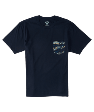 BILLABONG Boy's Team Pocket T-Shirt Navy Boy's T-Shirts Billabong 