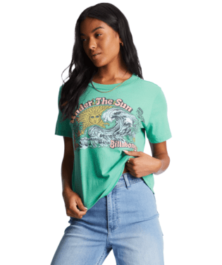 BILLABONG Women's Choppy Waters T-Shirt Sweet Grass Women's T-Shirts Billabong 