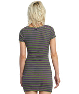 RVCA Women's Partition Mini Rib Knit Dress RVCA Black Women's Dresses RVCA 