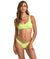 RVCA Women's Dolly Bralette Bikini Top Daiquiri Green Women's Bikini Tops RVCA 