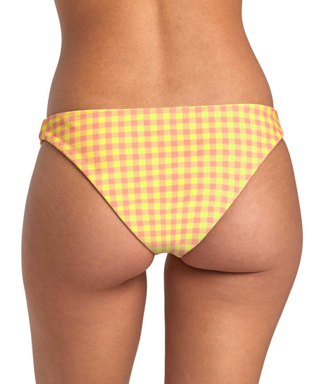 RVCA Women's Sunkissed Reversible Medium Bikini Bottoms Lilikoi Women's Bikini Bottoms RVCA 