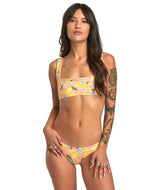 RVCA Women's Sunkissed Reversible Medium Bikini Bottoms Lilikoi Women's Bikini Bottoms RVCA 
