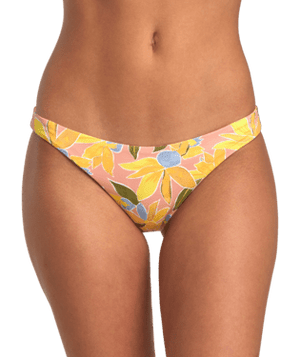 RVCA Women's Sunkissed Reversible Medium Bikini Bottoms Lilikoi Women's Bikini Bottoms RVCA 