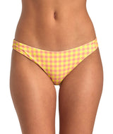 RVCA Women's Sunkissed Reversible Medium Bikini Bottoms Lilikoi Women's Bikini Bottoms RVCA 