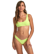 RVCA Women's Dolly Medium Bikini Bottoms Daiquiri Green Women's Bikini Bottoms RVCA 