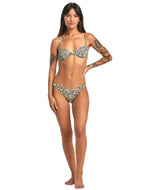 RVCA Women's Flower Field Ultra Skimp French Bikini Bottoms Multi Women's Bikini Bottoms RVCA 