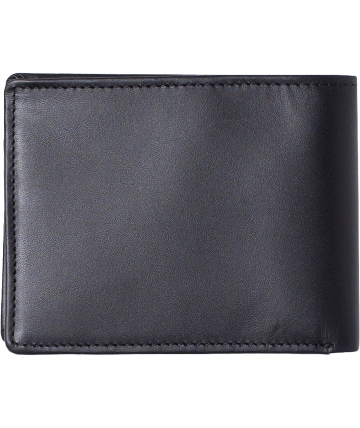 RVCA Cedar Bi-Fold Leather Wallet Black - Freeride Boardshop
