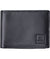 RVCA Cedar Bi-Fold Leather Wallet Black Men's Wallets RVCA 