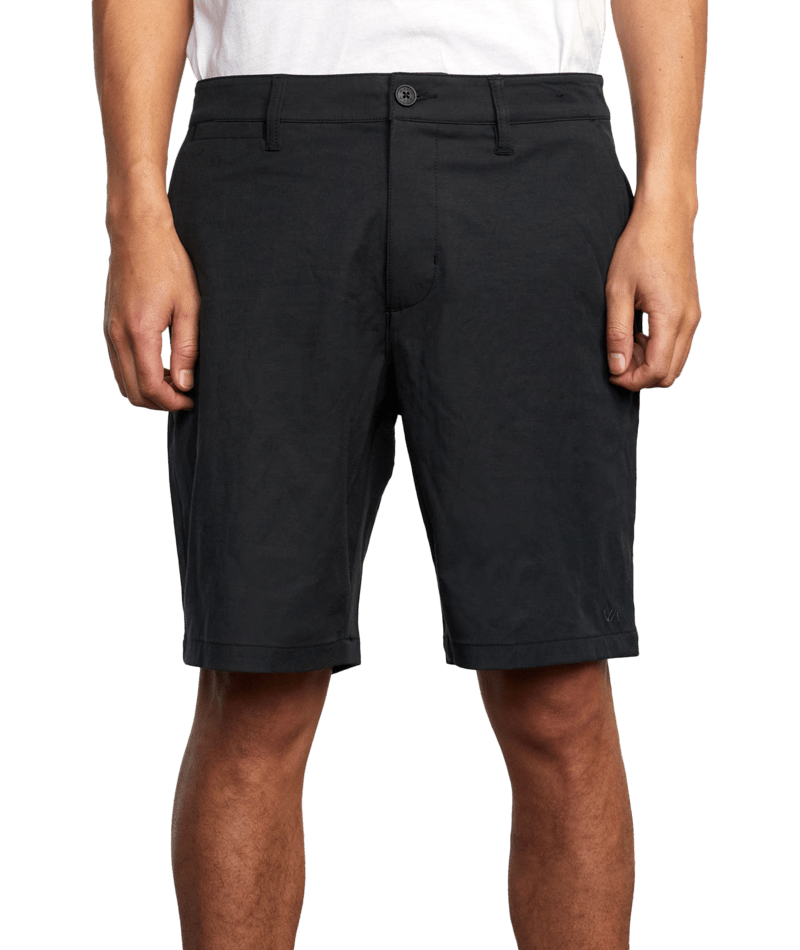 RVCA Back In Hybrid Shorts Black Men's Hybrid Shorts RVCA 