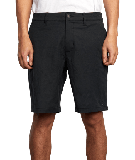 RVCA Back In Hybrid Shorts Black Men's Hybrid Shorts RVCA 