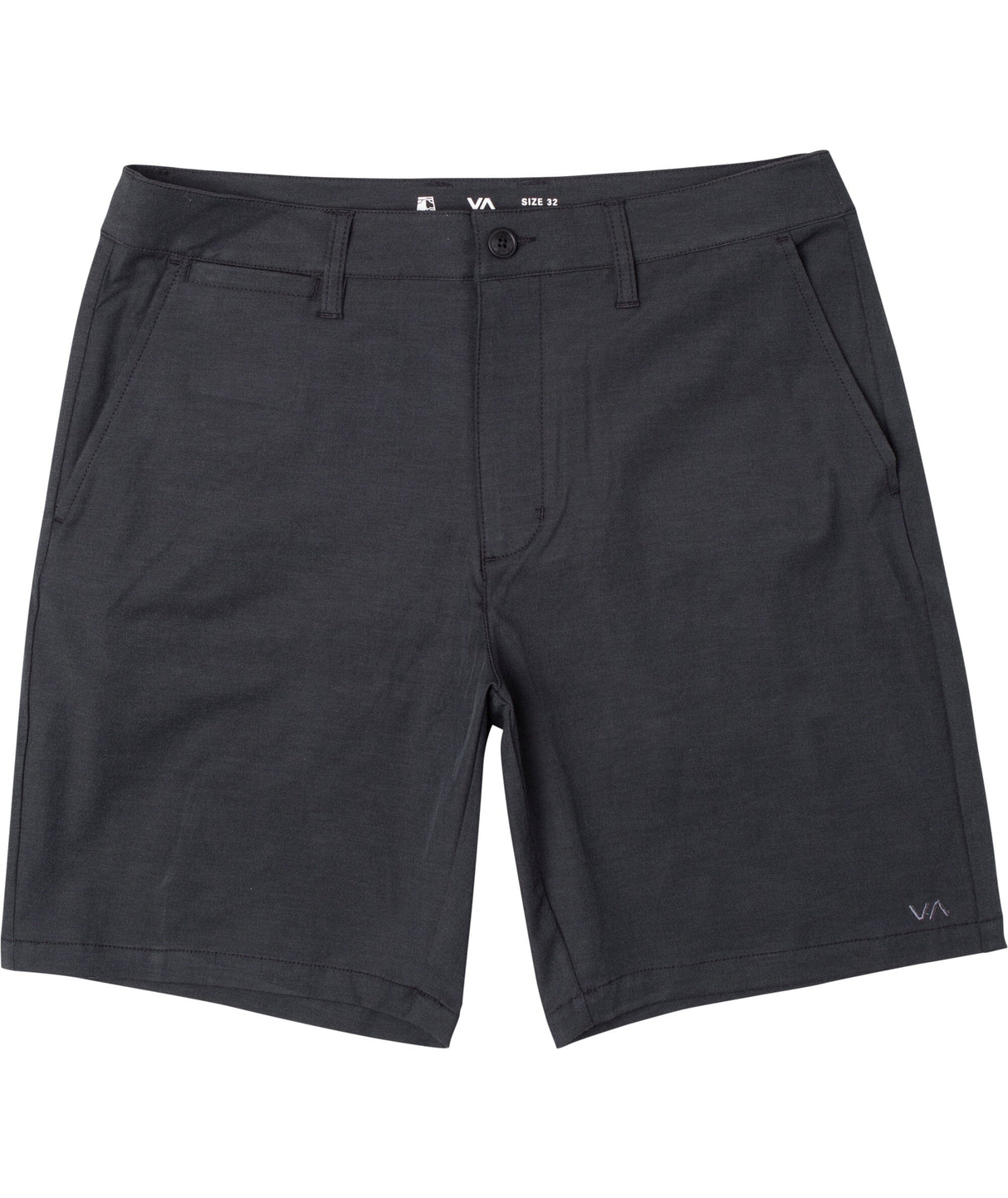 RVCA Back In Hybrid Shorts Black Men's Hybrid Shorts RVCA 