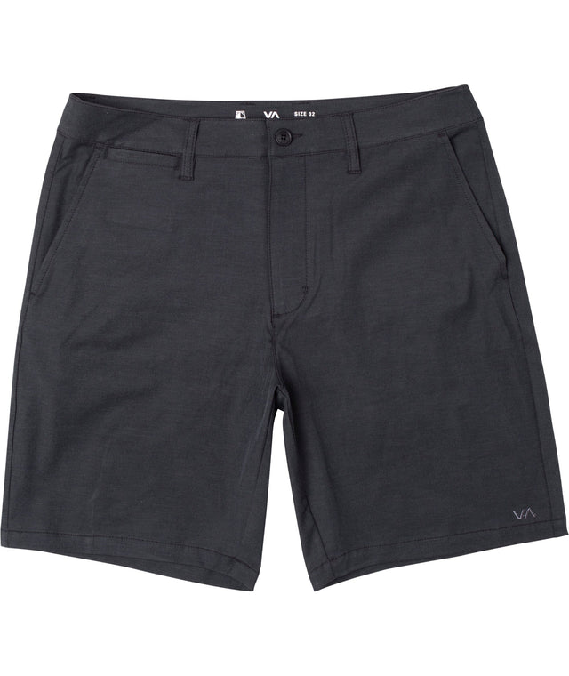 RVCA Back In Hybrid Shorts Black Men's Hybrid Shorts RVCA 