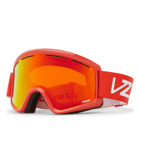 VONZIPPER Cleaver Spring Break Red - Wildlife Ride Chrome + Low Light Snow Goggle Snow Goggles VonZipper 