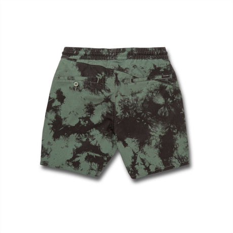 VOLCOM Frickin Mix Elastic Waist Boardshorts Boys Dark Forest Boy's Boardshorts Volcom 