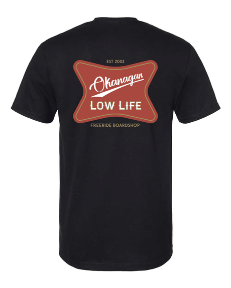 FREERIDE Low Life T-Shirt Black Men's Short Sleeve T-Shirts Freeride 