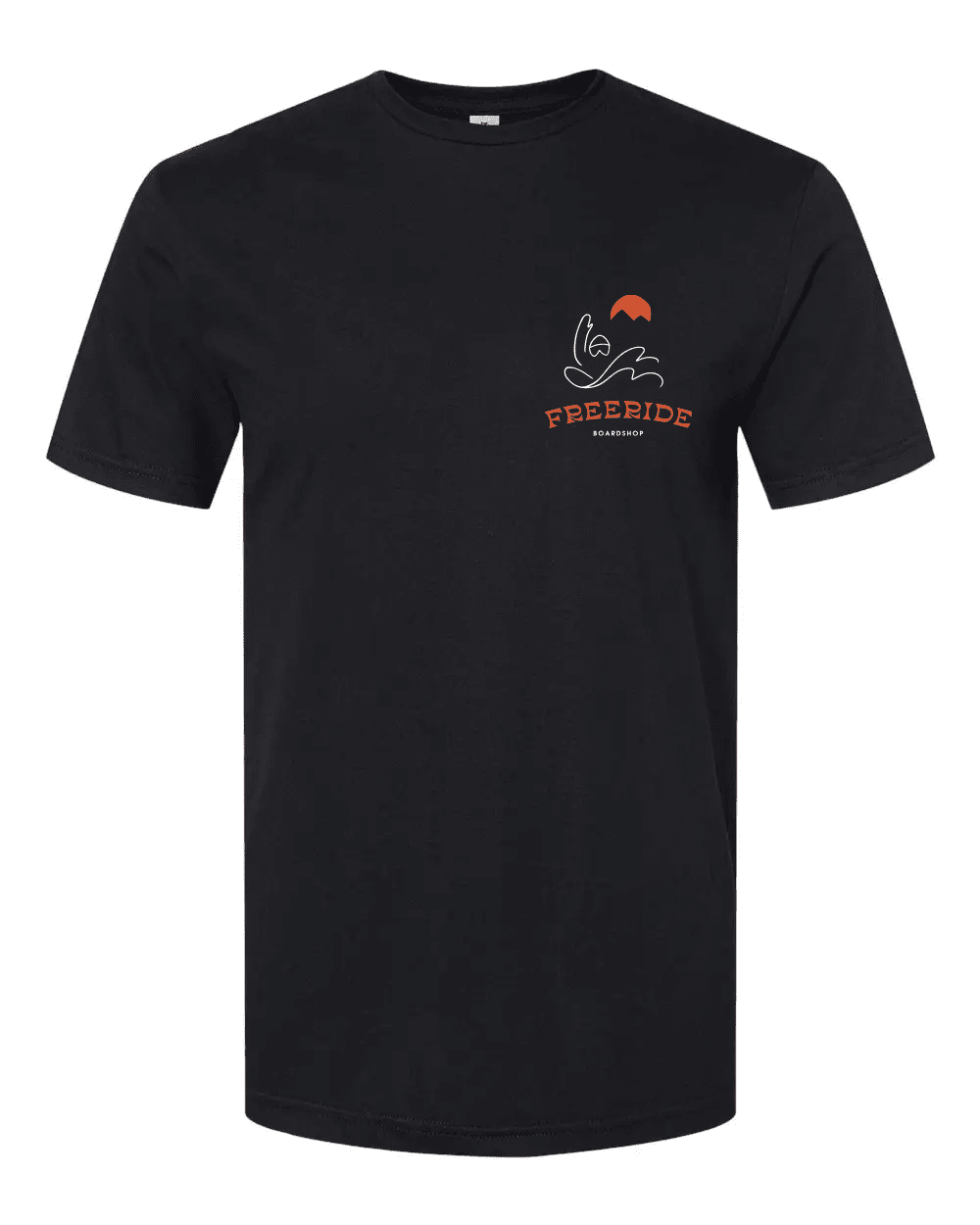 FREERIDE Pow Slash T-Shirt Black Men's Short Sleeve T-Shirts Freeride 