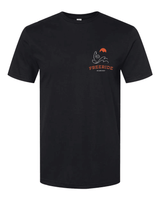 FREERIDE Pow Slash T-Shirt Black Men's Short Sleeve T-Shirts Freeride 