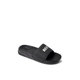 REEF Kids One Slide Sandals Reef Black/White Youth Sandals Reef 