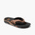 REEF Fanning Sandals Black And Tan Men's Sandals Reef 
