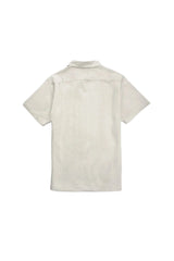 RHYTHM Classic Linen Short Sleeve Button Up Sand Men's Short Sleeve Button Up Shirts Rhythm 