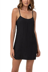 RHYTHM Women's Classic Slip Dress Black Women's Dresses Rhythm 