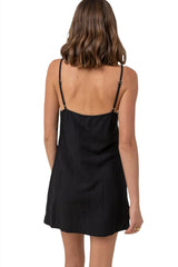 RHYTHM Women's Classic Slip Dress Black Women's Dresses Rhythm 