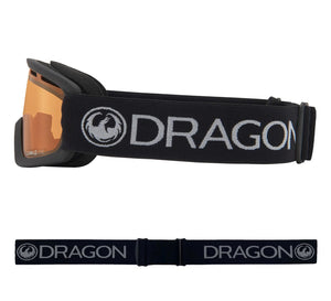 DRAGON Youth Lil D Charcoal - Lumalens Amber Snow Goggle Youth Snow Goggles Dragon 
