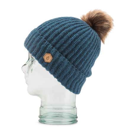 VOLCOM Women's Lula Beanie Storm Blue Women's Beanies Volcom 
