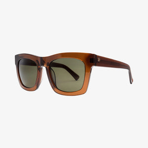 ELECTRIC Crasher Large Coffee - Grey Polarized Sunglasses Sunglasses Electric 