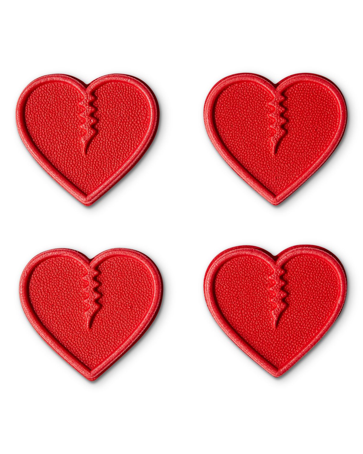 CRAB GRAB Mini Heart Traction Pads Red Snowboard Stomp Pads Crab Grab 