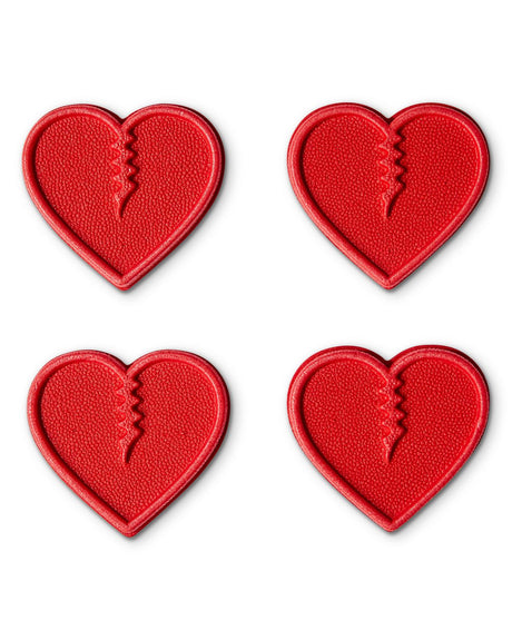 CRAB GRAB Mini Heart Traction Pads Red Snowboard Stomp Pads Crab Grab 