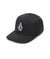 VOLCOM Stone Tech Flexfit Delta Hat Black Men's Hats Volcom 