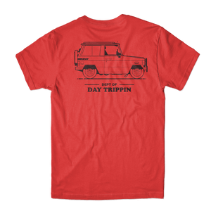 PYLON Day Trippin T-Shirt Red Men's Short Sleeve T-Shirts Pylon 