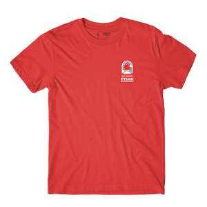PYLON Day Trippin T-Shirt Red Men's Short Sleeve T-Shirts Pylon 