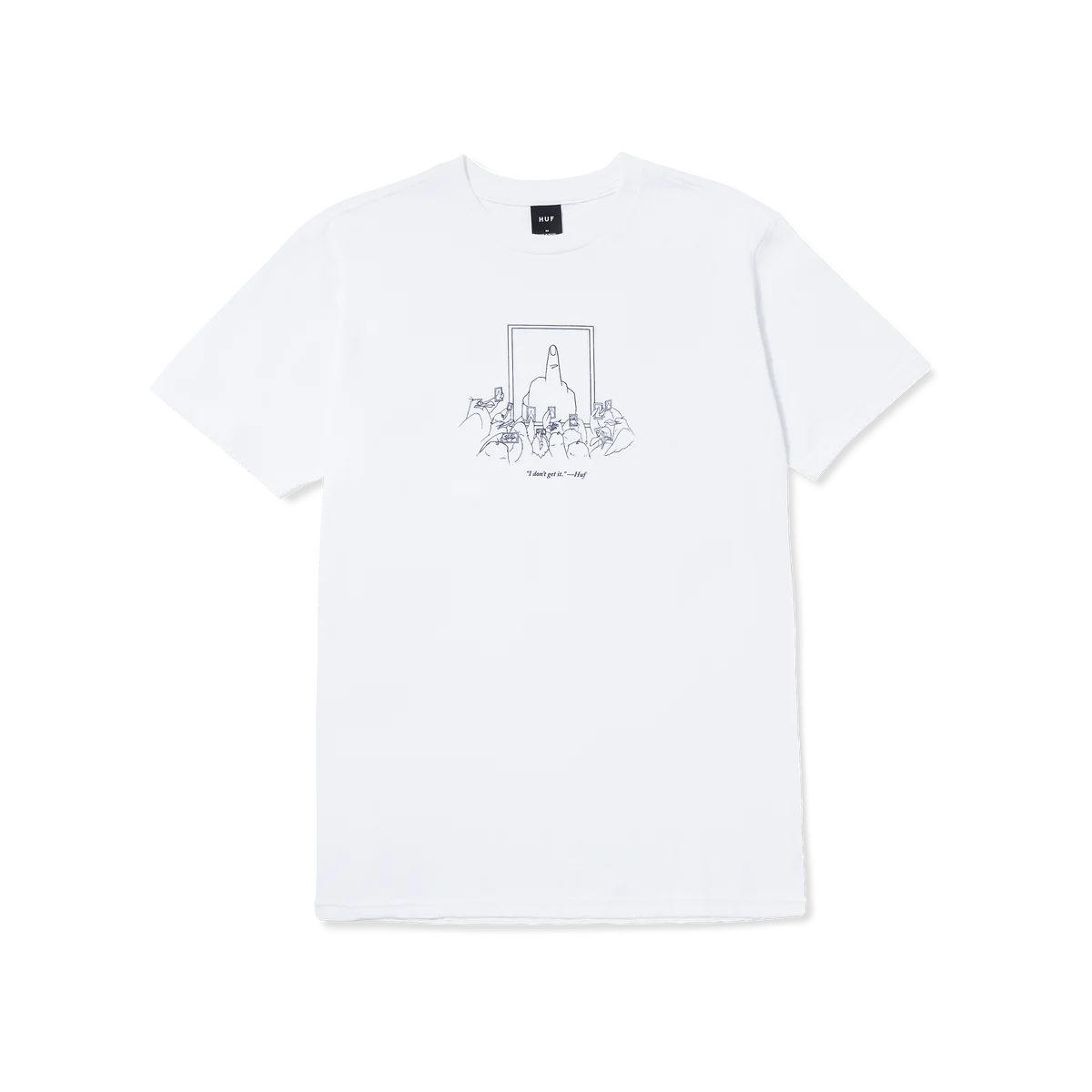 HUF Favorite Artist T-Shirt White Men's Short Sleeve T-Shirts huf 
