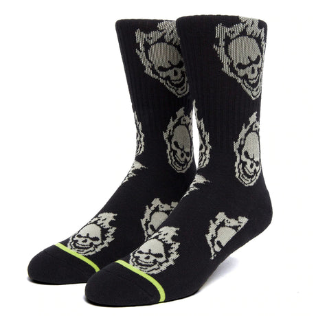 HUF Ghost Rider Socks Black Men's Socks huf 