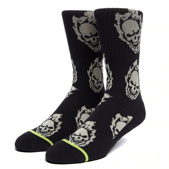 HUF Ghost Rider Socks Black Men's Socks huf 