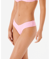 RIP CURL Women's Premium Surf Skimpy Bikini Bottom Light Pink Women's Bikini Bottoms Rip Curl 