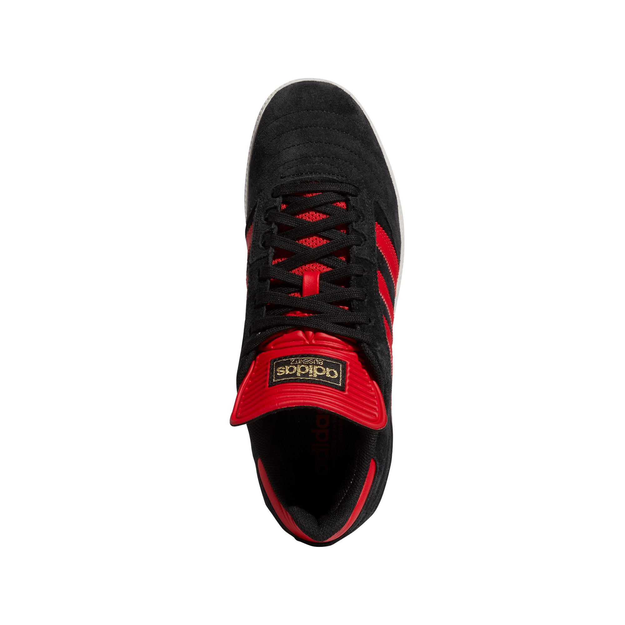 ADIDAS Busenitz Shoes Core Black/Scarlet/Gold Metallic Men's Skate Shoes Adidas 