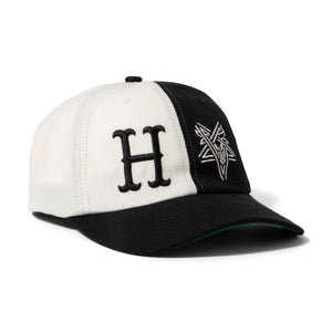 HUF x Thrasher Split Snapback Hat Black Men's Hats huf 