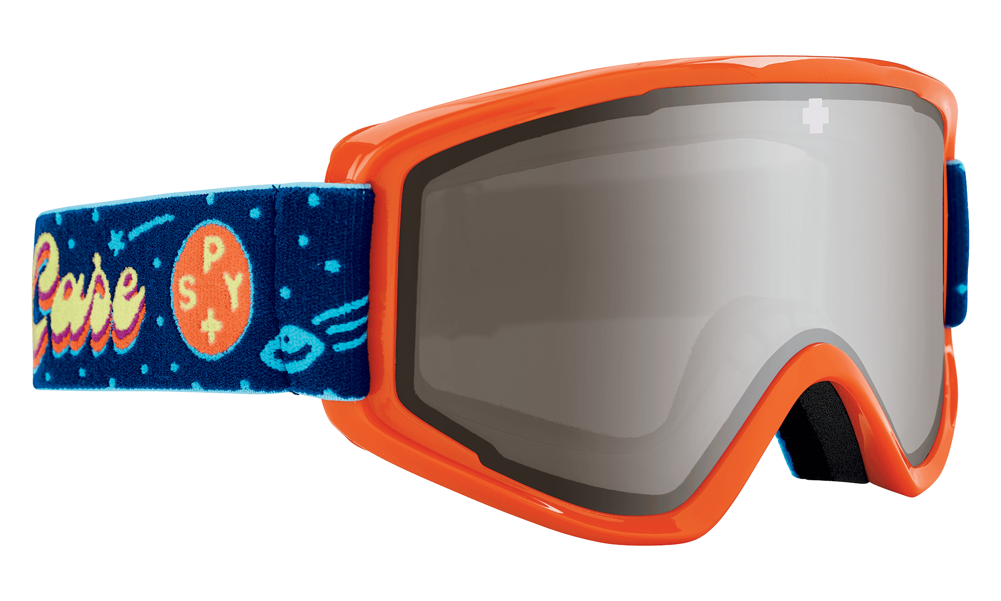 SPY Crusher Elite JR Space Case - Bronze with Silver Spectra Youth Snow Goggle Snow Goggles Spy 