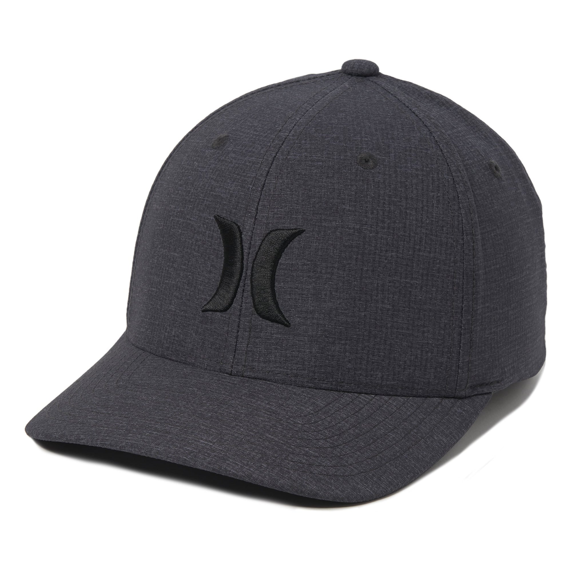 HURLEY Phantom Resist Flex Fit Hat Black Men's Baseball Hats Hurley S/M 