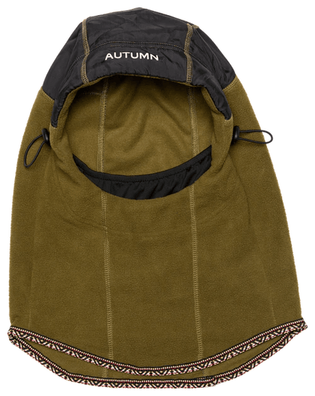 AUTUMN Hi Tek Hood Army Green Winter Face Masks Autumn 