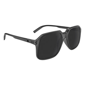 SPY Hot Spot Matte Translucent Black - Grey Polarized Sunglasses Sunglasses Spy 