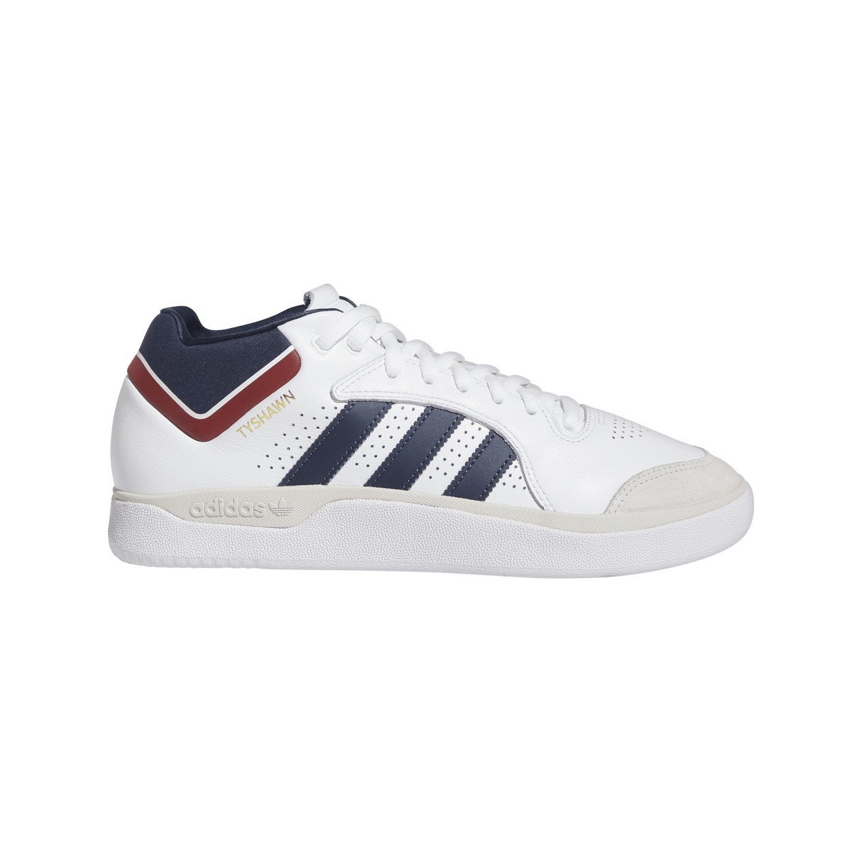 ADIDAS Tyshawn Shoes Cloud White/Collegiate Navy/Grey One Men's Skate Shoes Adidas 
