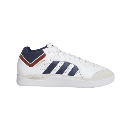ADIDAS Tyshawn Shoes Cloud White/Collegiate Navy/Grey One Men's Skate Shoes Adidas 