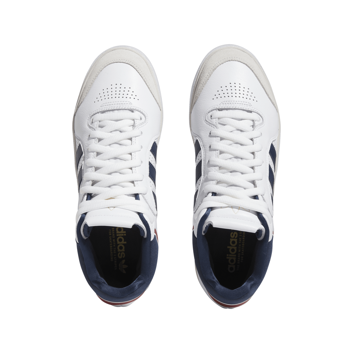 ADIDAS Tyshawn Shoes Cloud White/Collegiate Navy/Grey One Men's Skate Shoes Adidas 